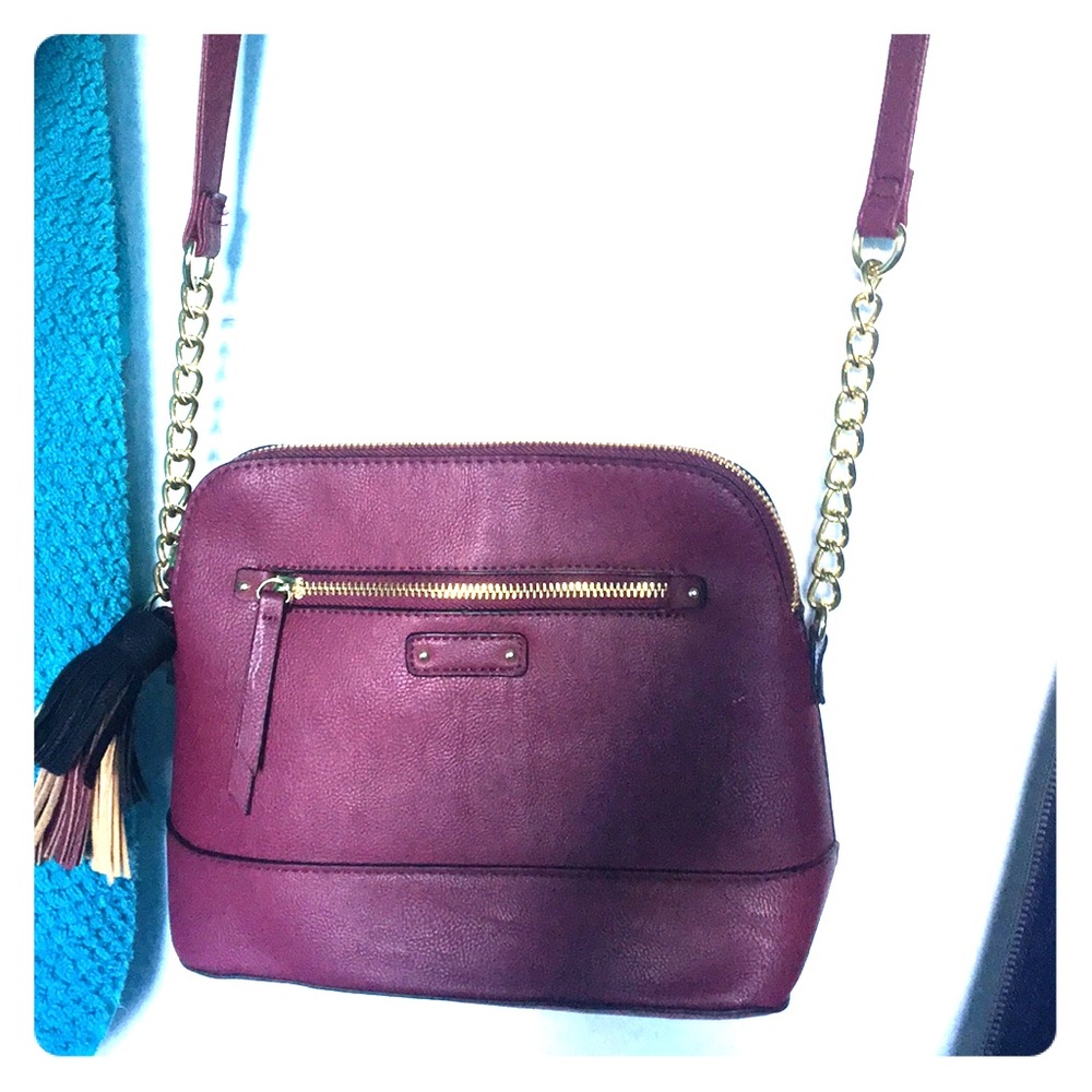 Burgundy Crossbody Bag